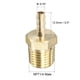 thumbnail image 3 of Conector de tubo recto de latón Uxcell, 2 unidades, 3/16"x1/4 NPT, 3 of 7