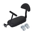 thumbnail image 2 of Asiento de bicicleta con respaldo Respaldo de bicicleta Cojín grueso para asiento de bicicleta Cojín trasero de bicicleta negro, 2 of 8