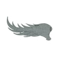 thumbnail image 7 of Zeckos Pair of Galvanized Metal Angel Wings Wall Art Home Decor, 7 of 7