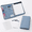 Grey Green, variant on Padfolio Portfolio Binder - 3-ring Leathario Organizer