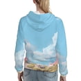 thumbnail image 7 of Lsque Cute Pink Mushrooms Pattern Casual Women's Hoodie,Hooded Sweatshirt with Kangaroo Pocket,Pullover Hoodie with Eye-catching Drawstrings-Medium, 7 of 7