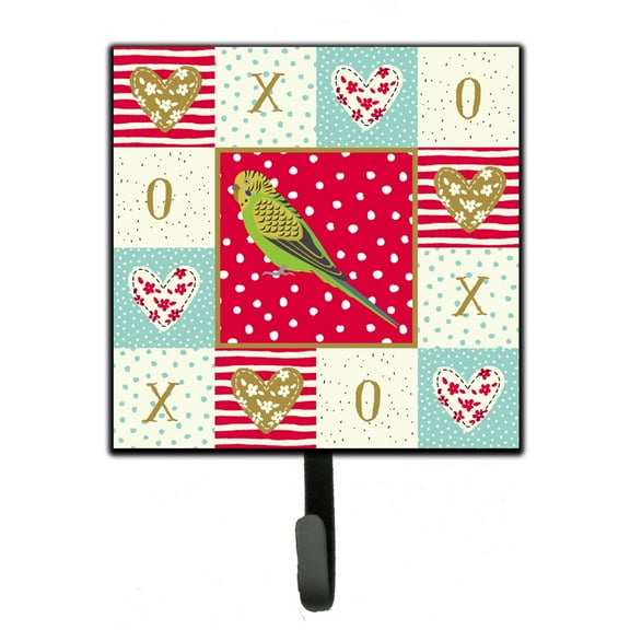 Budgerigar Love Leash or Key Holder Red