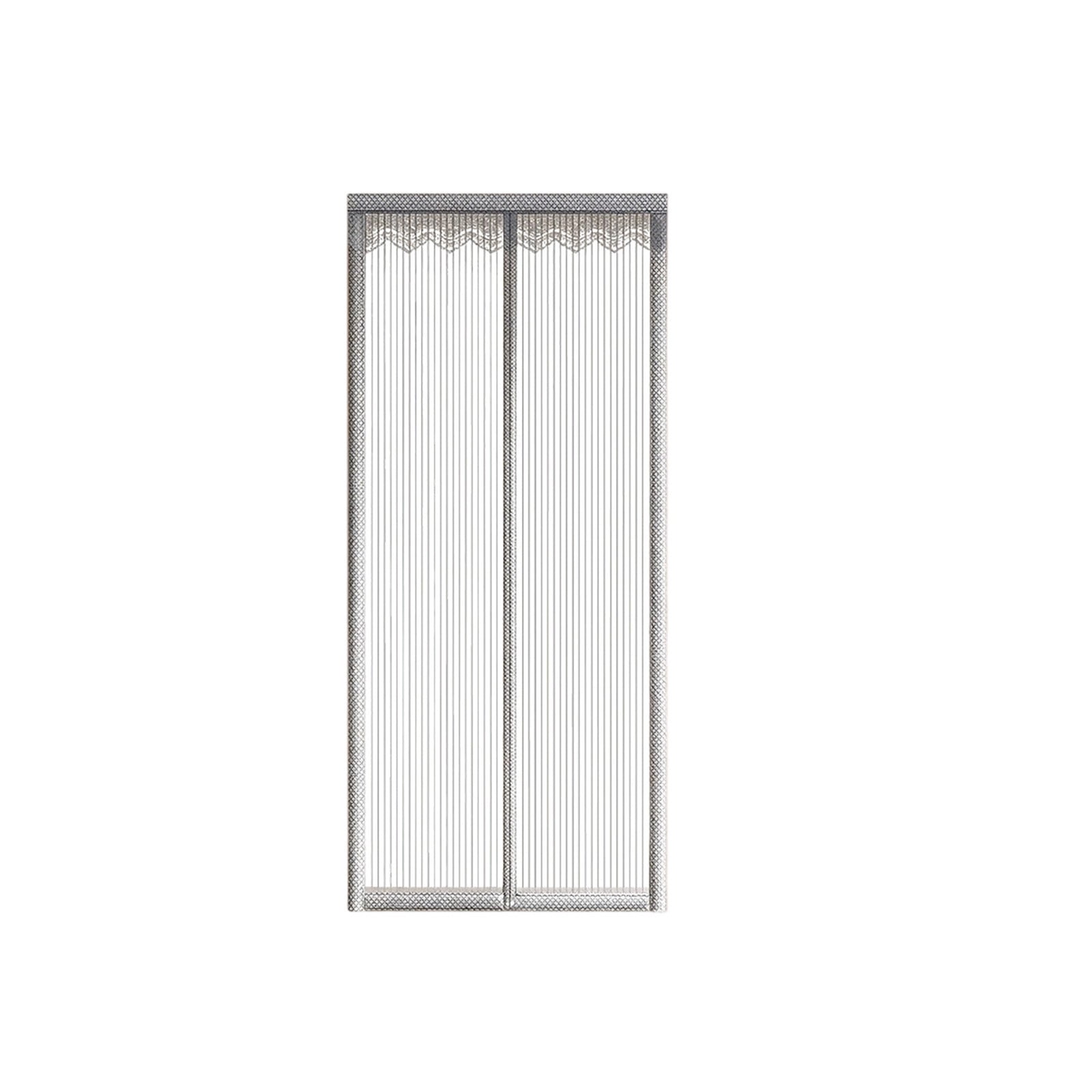 Full Strip Magnetic Screen Door, Heavy Duty Mesh Curtain, Insect Proof Partition, Dustproof Hanging Cover for Home Entryway Patio Outdoor Daily Use
