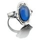 thumbnail image 3 of EeaseMX Anillo de dedo ovalado ajustable con diseño bohemio gitano que cambia de humor, 3 of 7