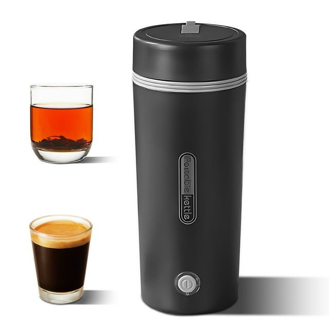 Portable Electric Kettle for Boiling Water 1.5Cup Small Tea Coffee