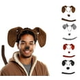 thumbnail image 1 of Accesorio de disfraz Nicky Bigs Novelties, orejas de perro, nariz y cola, 1 of 9