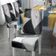 thumbnail image 3 of 6 Pieces Stretch Chair Covers, Universal Washable,Easy Clean Chair Covers for Decor Dining Room Hotel Restaurant(Black,Pack of 6), 3 of 5
