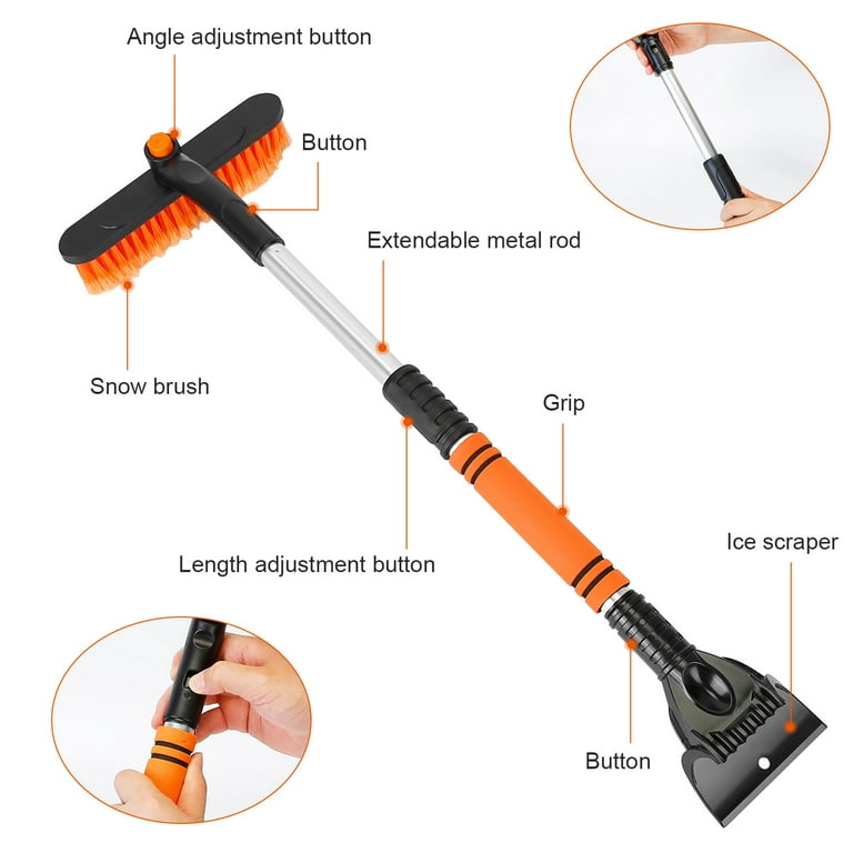Tree Sap Remover For Car Easy To Snow Scraper With Extendable Handle  Prestone Windshield De-icer - AliExpress
