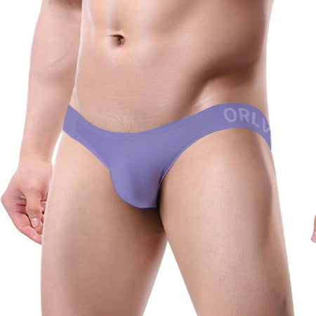 

MPWEGNP Low Waist Beltless Thong Close Fitting Sexy Breathable Hip Lift Double Thong Men