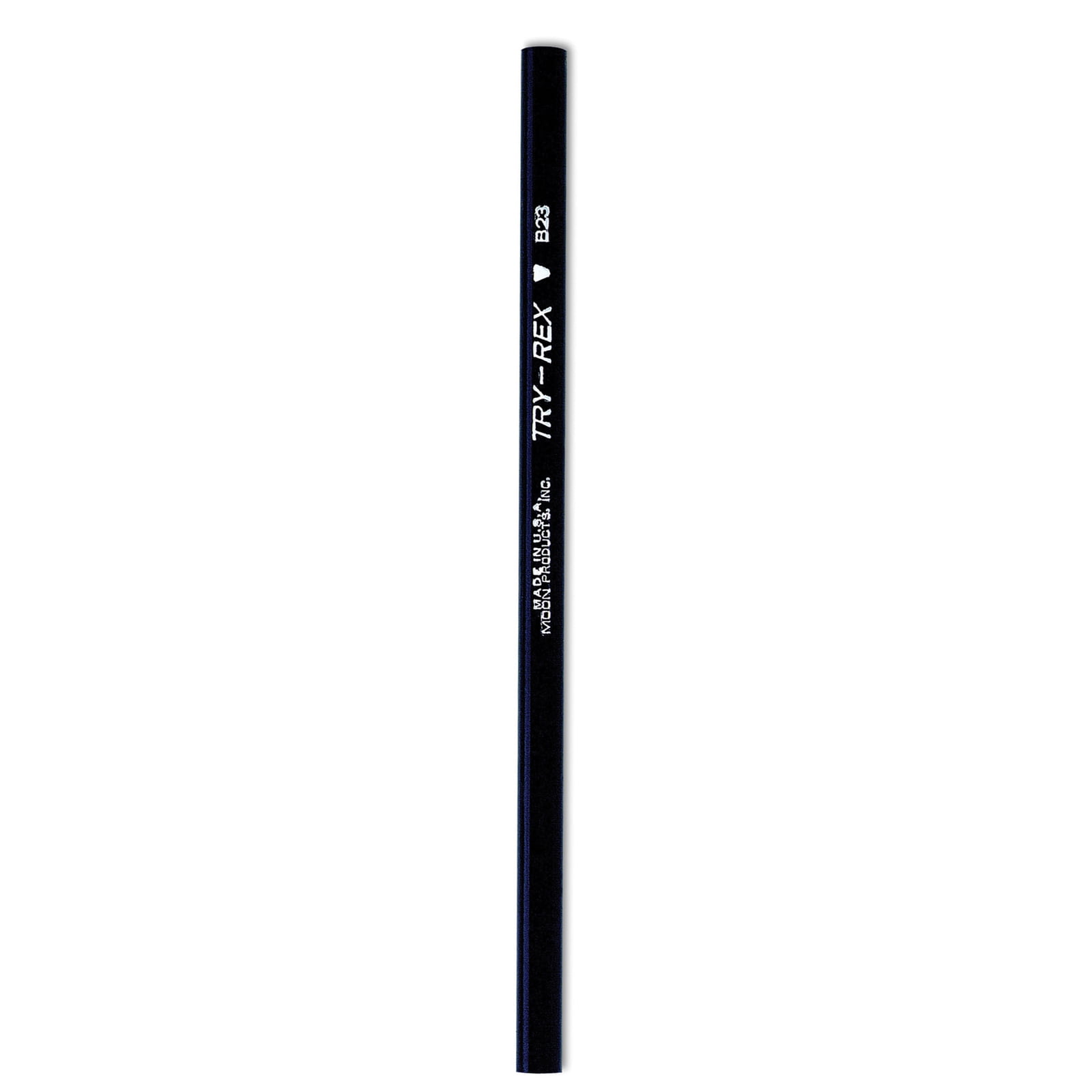 Moon Products Try Rex Pencil, Intermediate Without Eraser, 12 Per Pack, 3 Packs