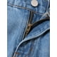 thumbnail image 5 of Jeans Peakpride para niñas, cintura elástica, pierna ancha, vaqueros holgados, 7-14 años, 5 of 9