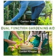 thumbnail image 4 of Outsunny Padded Garden Kneeler and Seat Bench, Padded Foldable Garden Stool, Green, 4 of 10