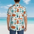 thumbnail image 6 of Haiem Cute Tableware Printed Hawaiian Shirt for Men - Men’s Casual Beach Summer Shirts - Stretch Fabric with Modern Fit-3X-Large, 6 of 9