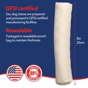 Pet Factory 100% Beefhide Rolls Natural Flavor - 8, 10 Count