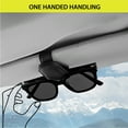 thumbnail image 7 of Auto Drive 2 Piece Pack Premium Visor Sunglasses Holder - Universal Fit 24OR21, 7 of 7