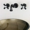 thumbnail image 6 of Kingston Brass KS3122AX Vintage 2-Handle Wall Mount Bathroom Faucet, Polished Brass, 6 of 7