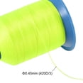 thumbnail image 5 of Uxcell 710 Yards 420D/0.45mm Extra Strong Bonded Polyester Threads (Green Yellow, 2 Pack), 5 of 6