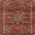 thumbnail image 1 of Ahgly Company Indoor Square Traditional Rust Pink Persian Area Rugs, 4' Square, 1 of 6