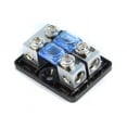 thumbnail image 2 of KnuKonceptz Bassik 2 Way 4 - 8 Gauge Fused Distribution Block with Fuses, 2 of 4