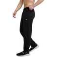 thumbnail image 3 of Champion Sweatpants, Powerblend, Fleece, Comfortable Relaxed-Bottom Pants for Men (Reg. or Big, Black C Patch Logo, XX-Large Tall, 3 of 4
