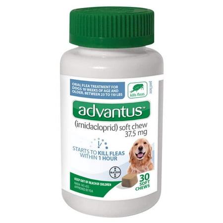 Advantus Oral Flea Treatment for Large Dogs, 30 Soft (Best Price On Comfortis Flea Pill)