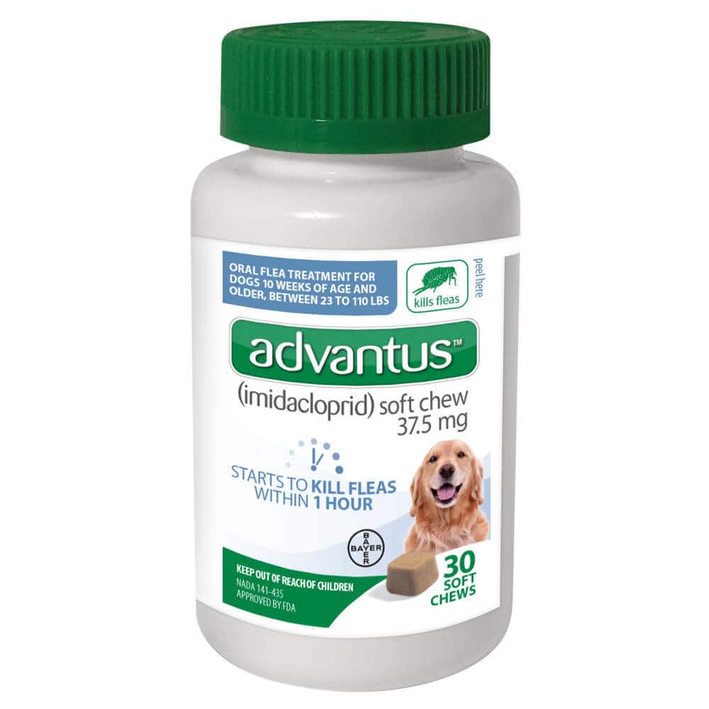 Advantus Chewable Flea Treatment For Large Dogs 30 Soft Chews 