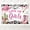Pink, variant on Cowgirl Backdrop Let's Go Girls Denim Diomand Western Disco Birthday Background Rustic Cactus Hat Boots Wild West Birthday Party Decorations Banner Supplies Photo Booth Props