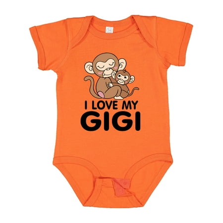 

Inktastic I Love My Gigi Gift Baby Boy or Baby Girl Bodysuit