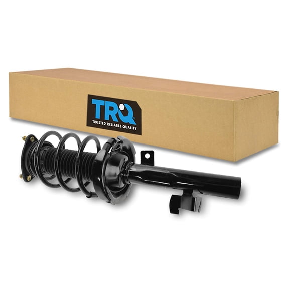 TRQ Front Left Complete Strut & Coil Spring Assembly Drivers Side Fits Select 2004-2013 Mazda 3 2006-2010 5