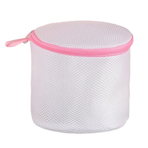 Cheers Bra Washing Bag Cylinder Breathable Polyester Safety Protection Mesh  Underwear Laundry Bag Household Supplies 