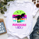 thumbnail image 3 of Camisetas con estampado de leopardo Mamasaurus de acuarela para niños, divertidas camisetas de algodón de verano con dinosaurio jurásico, ropa para niños, camisetas para bebés, 3 of 5