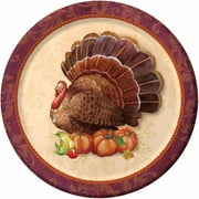 Thanksgiving Elegance Banquet Plates, 8-Pack