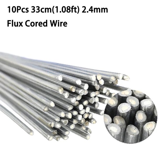 BCLONG 10 Pcs Aluminium Brazing Solution Welding FluxCored Rods Low