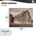 thumbnail image 4 of Stupell Industries Farmhouse Rural America Barn Canvas Art, 48 x 36, by Marcus Prime, 4 of 8