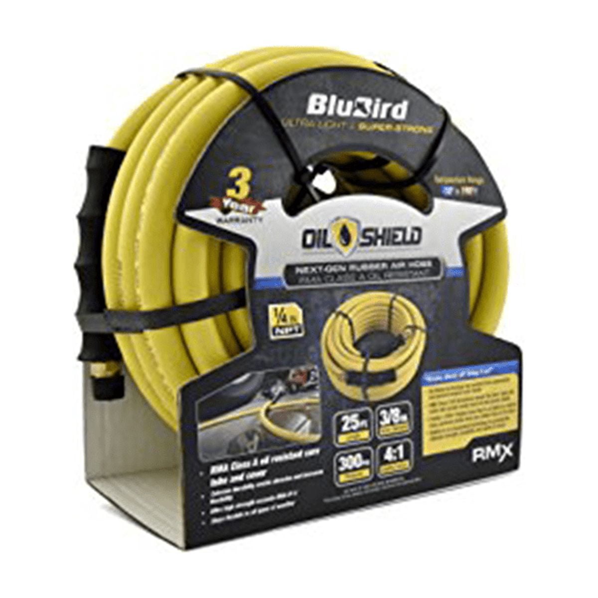 BluBird OS3825 Oil Shield 3/8" x 25' Air Hose