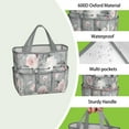 thumbnail image 4 of Garden Tool Bag,Pioneer Flower Floral Print Pattern Garden Tool Organizer,Garden Gifts,Waterproof Multi-Pocket Garden Tool Storage 11.8x5.5x11.4 Inch(Tools NOT Included), 4 of 6