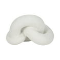 thumbnail image 6 of Modern Knot Sculpture Home Decor - Minimalist Polyresin Abstract Accent for Living Room, Office & Bedroom - Contemporary Art Piece for Shelves & Desks - 6" White, 6 of 10