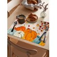 thumbnail image 2 of Fall Placemats Set of 4,Cotton Linen Heat Insulation Thanksgiving Fall Gnomes Harvest Farm Pumpkin Maple Leaves Placemat for Holiday Banquet Dining Kitchen Table Decor, 2 of 6