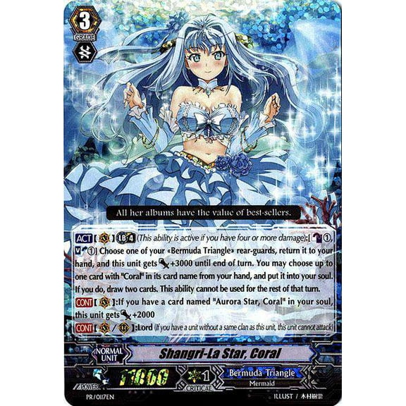 Cardfight Vanguard Shangri-La Idol, Coral #0117EN