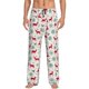 thumbnail image 1 of Fotbe Vintage Christmas Reindeer Pantalones de Pijama para Hombre, Pantalones de Dormir, Pantalones de Casa con Cintura Ajustable y Bolsillos-Large, 1 of 6