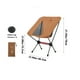 thumbnail image 2 of Silla de camping Naturehike, plegable, portátil, para exteriores, amarilla, 2 of 8