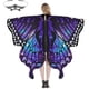 thumbnail image 1 of Disfraz de mariposa para mujer, capa de disfraz de Halloween con capucha, disfraz de alas de mariposa, disfraz de carnaval para mujer con mascarilla, 1 of 6