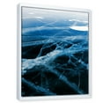 thumbnail image 3 of Designart 'White and Blue Ice Structure II' Modern Framed Canvas Wall Art Print, 3 of 5