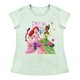 thumbnail image 1 of Playera Para Niña Disney Princesas Cuello Redondo Manga Corta Talla 8 Verde, 1 of 2