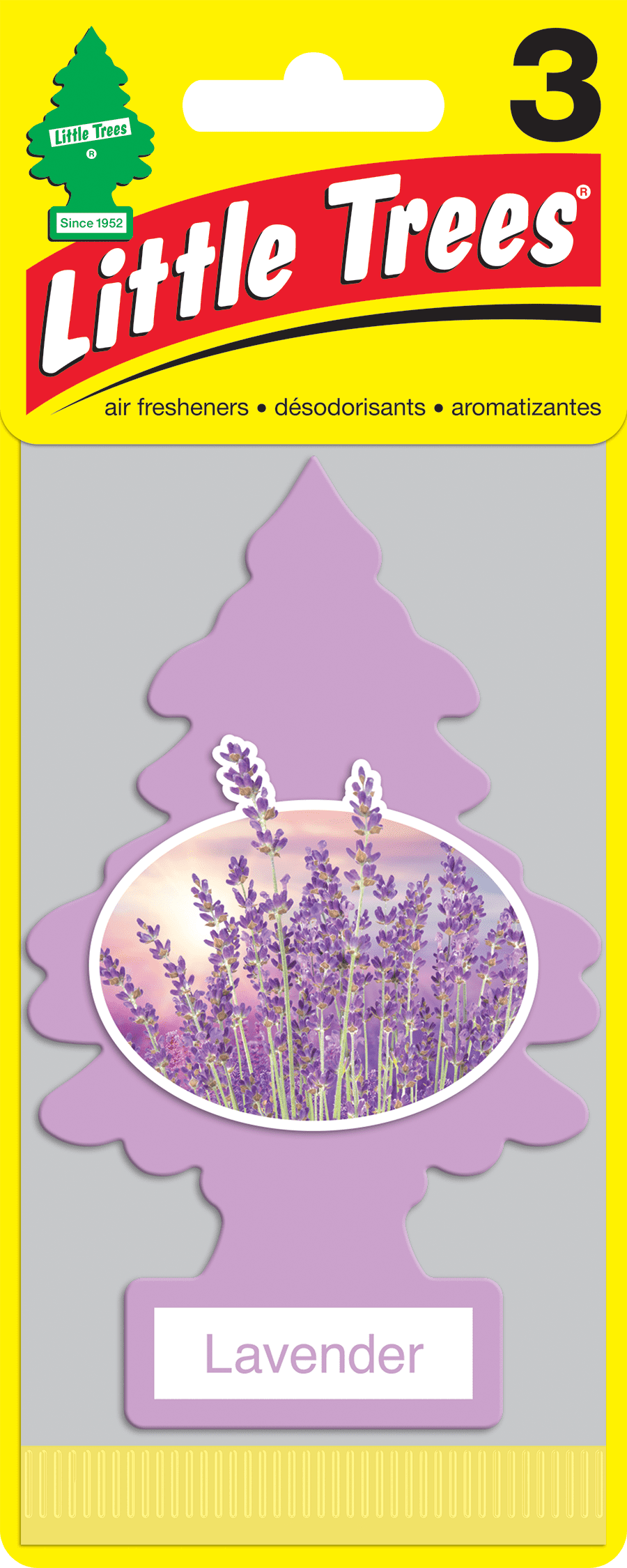 Little Trees Air Fresheners Lavender Fragrance 3-Pack