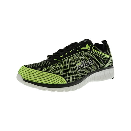Fila Men's Speedweave Run Ii Neon Green / Black Ankle-High Running Shoe -