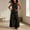 Black, variant on Women's Pleated Tank Top & Wide Leg Pants Set – Loose Fit Retro Two Piece, Perfect for City Commuting Black，S
