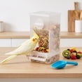 thumbnail image 6 of Bird Feeder Hanging Cage Food Container with Husk Separation and Mess Reducing Design for Small Birds, 6 of 6