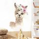thumbnail image 1 of Cute Alpaca Cub Wall Stickers, sacinora Cartoon Animal Wall Decals Removable Vinyl Peel and Stick for Kids Baby Living Room Bedroom Children's Room Nu, 1 of 4