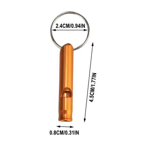 RKSTN A Whistle Aluminum Whistle Survival Whistle Survival Fire Whistle